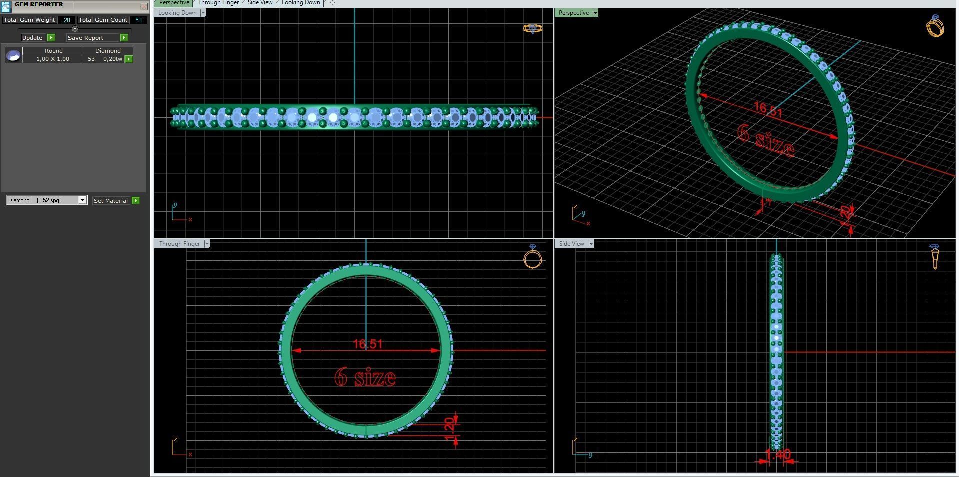 diamond rings  3D Model Collection_33