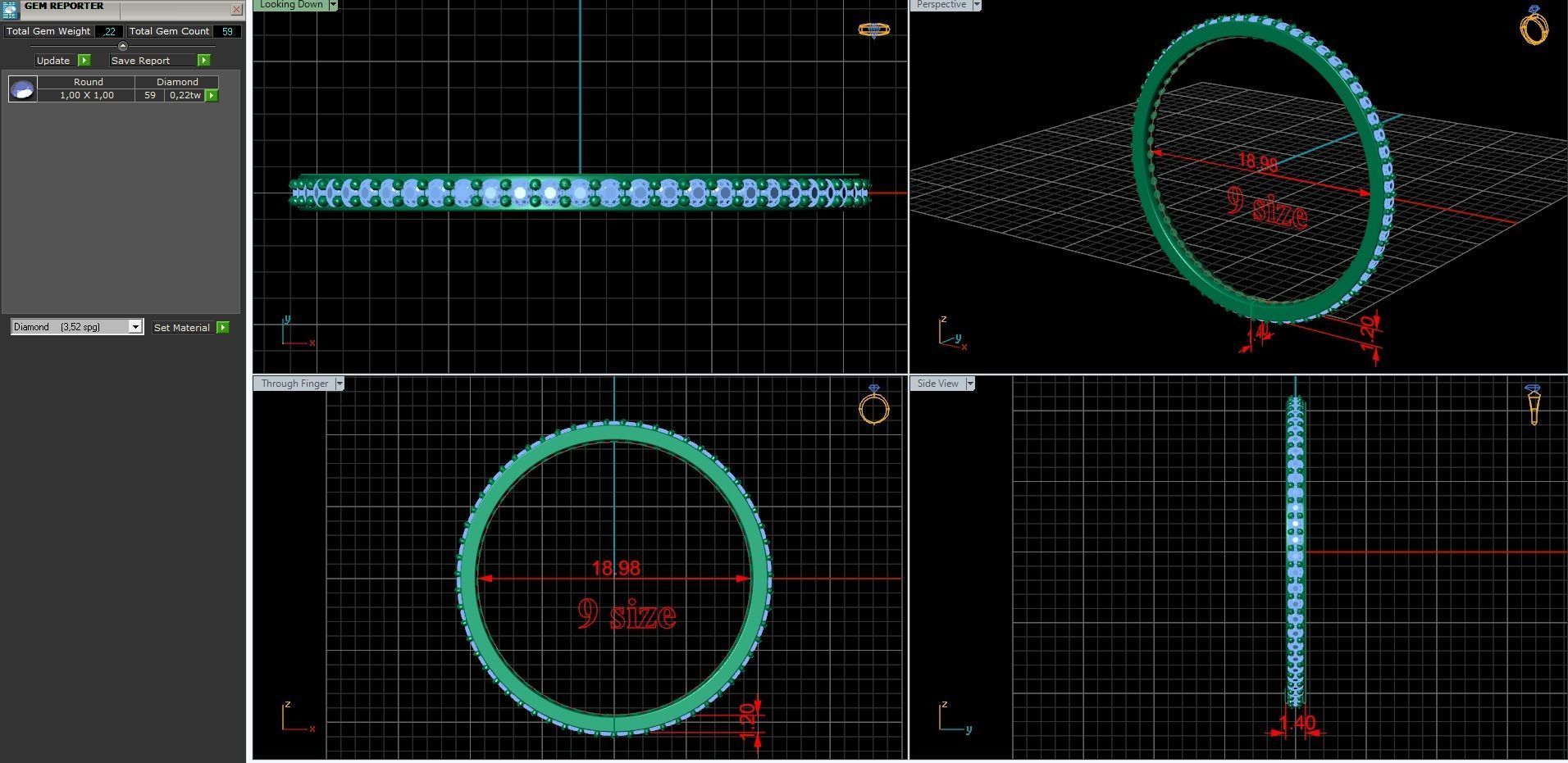 diamond rings  3D Model Collection_21