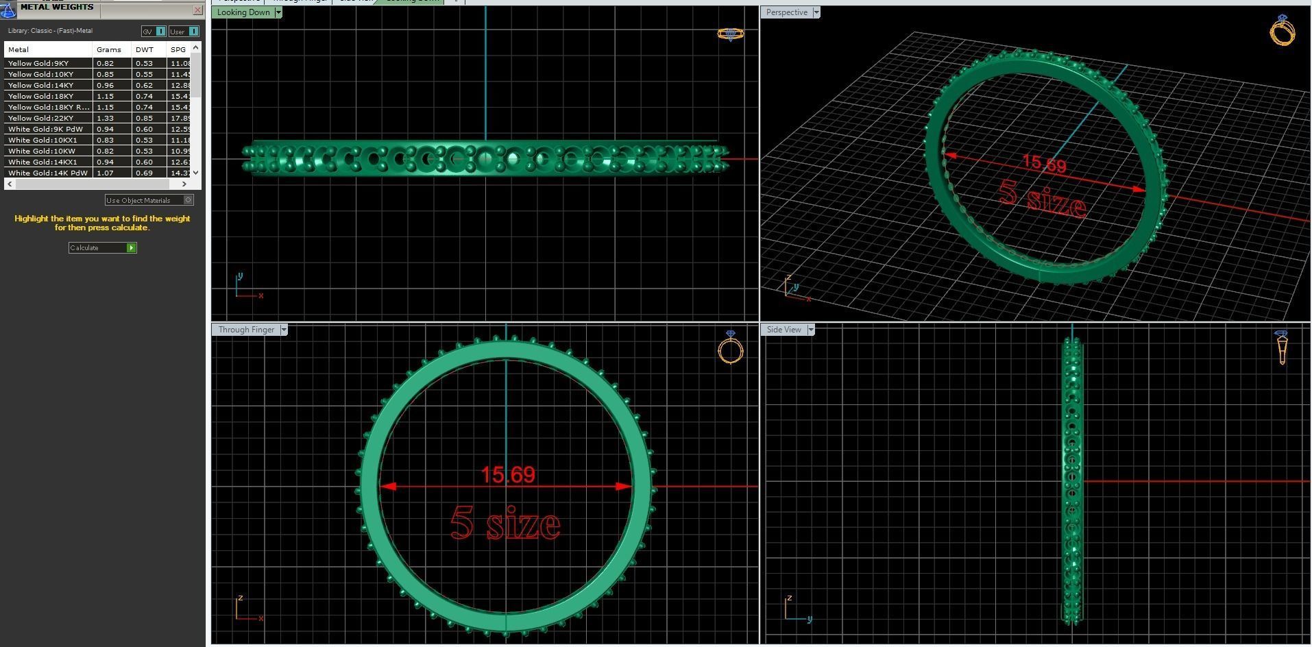 diamond rings  3D Model Collection_27