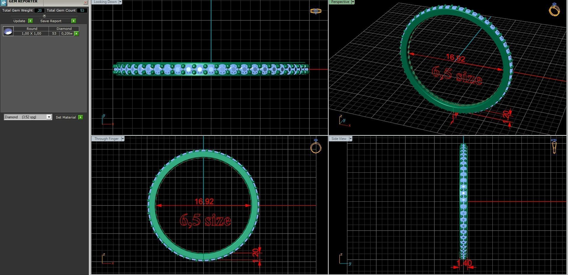 diamond rings  3D Model Collection_31