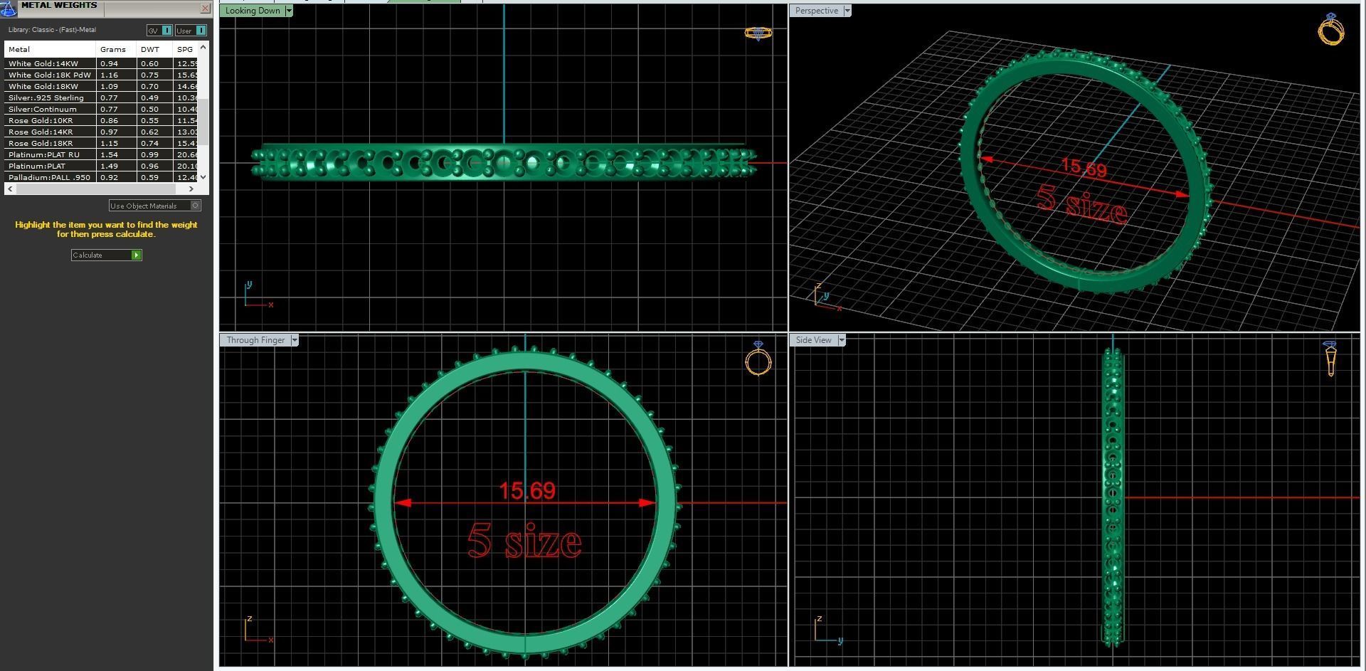 diamond rings  3D Model Collection_29