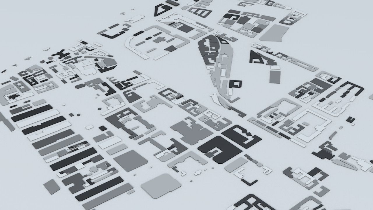 Harbin Streets and Buildings 3D model_5