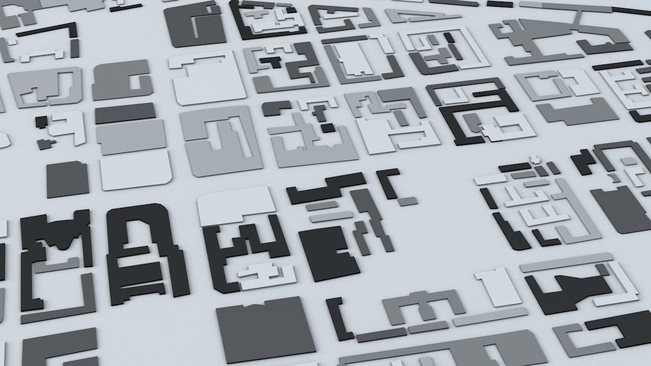 Harbin Streets and Buildings 3D model_6