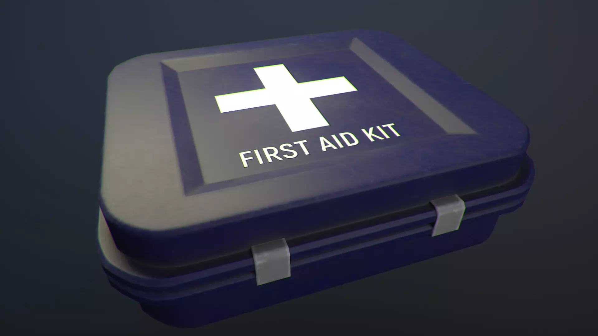Military First Aid Kit Free low-poly 3D model_0