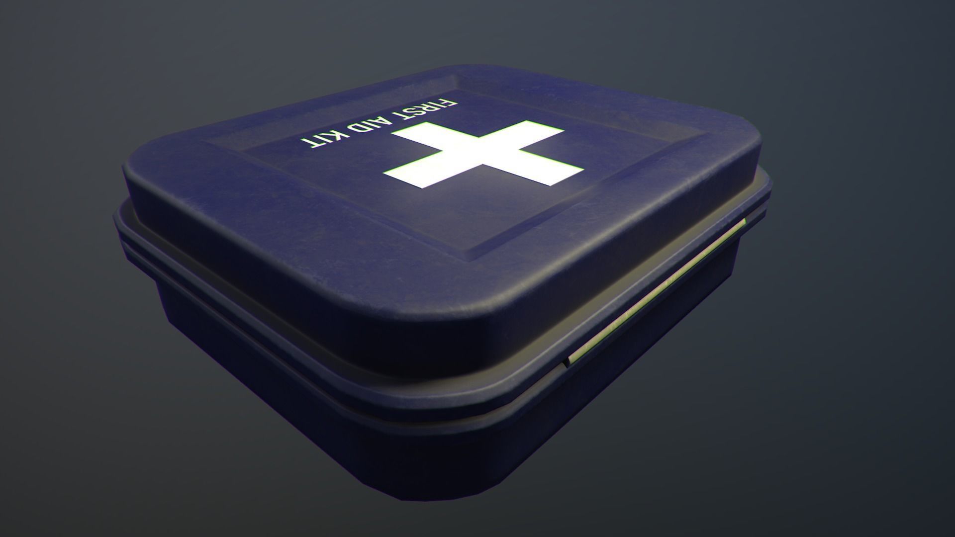 Military First Aid Kit Free low-poly 3D model_1