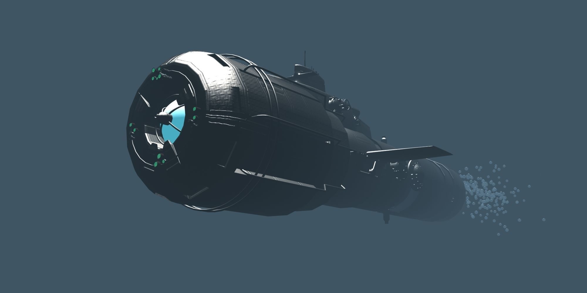 Fantasy Jetsub 3D model_22
