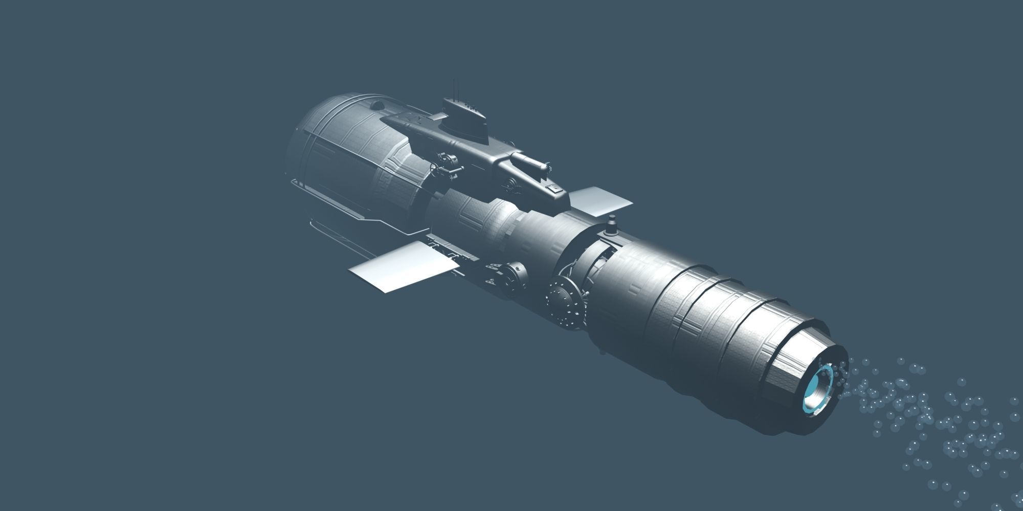 Fantasy Jetsub 3D model_18