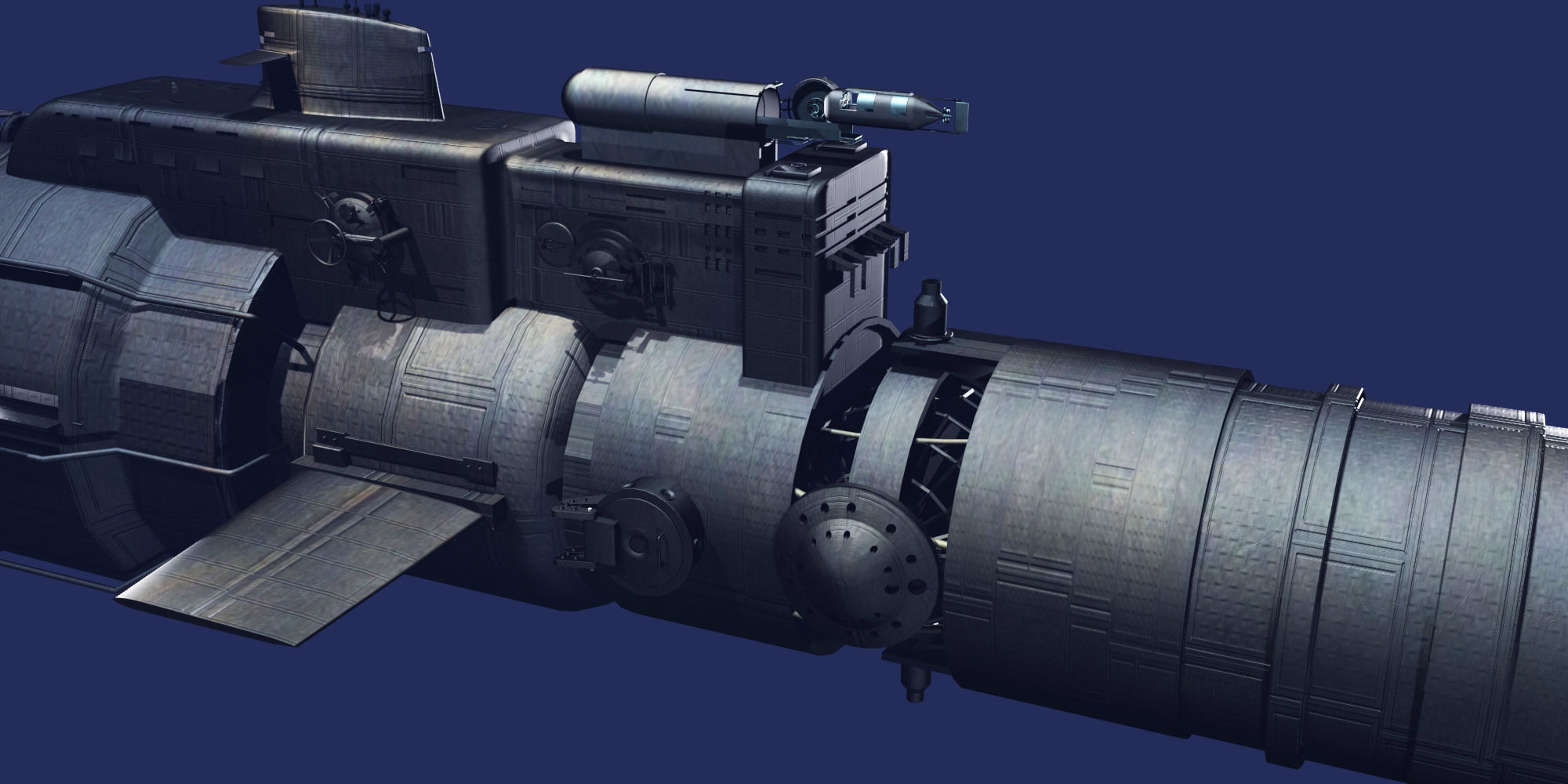 Fantasy Jetsub 3D model_5