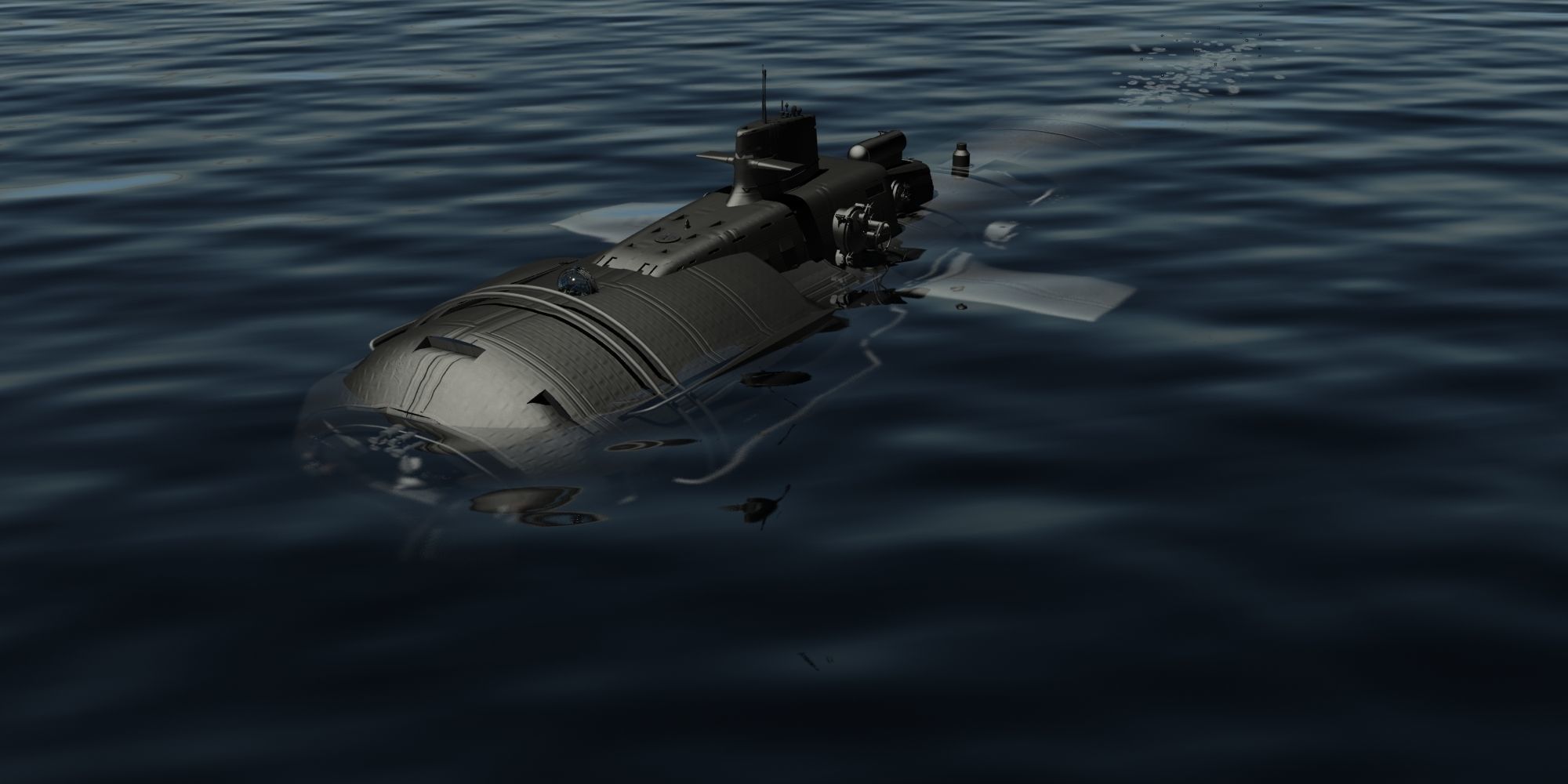Fantasy Jetsub 3D model_13