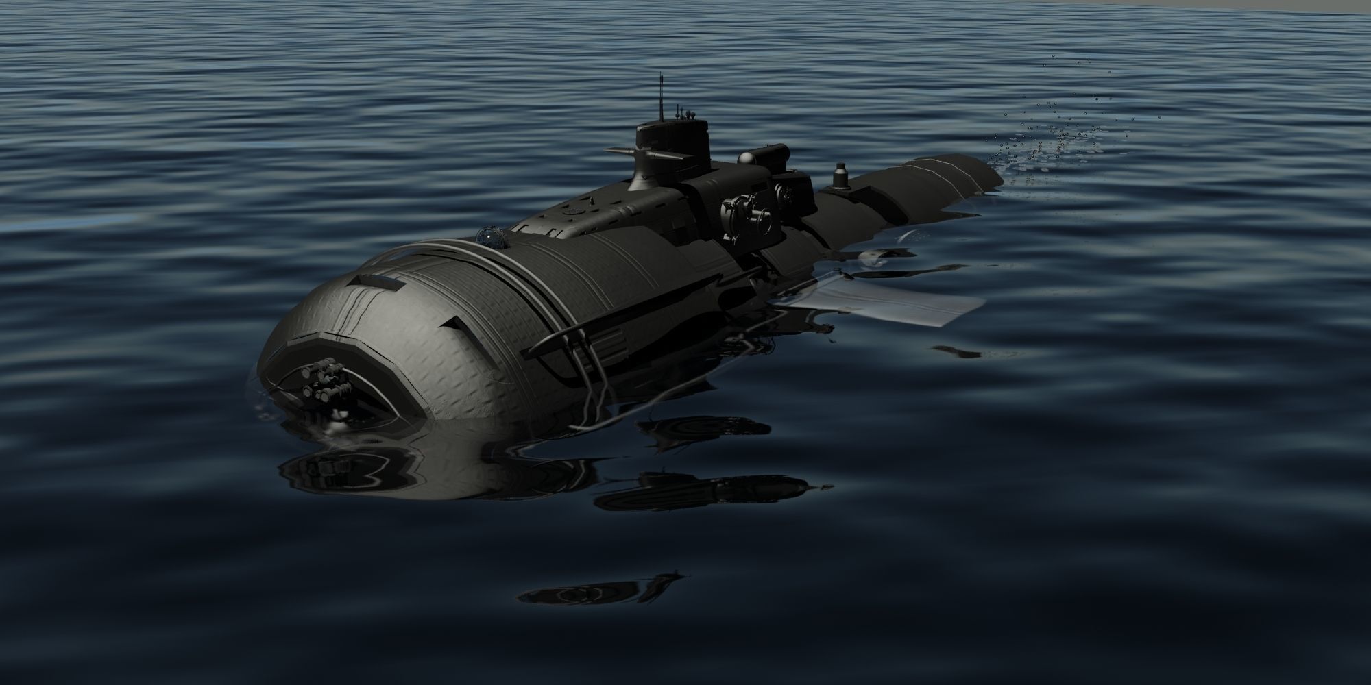 Fantasy Jetsub 3D model_17