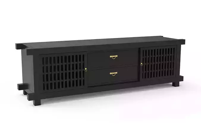 Japanese Shinto Media Cabinet