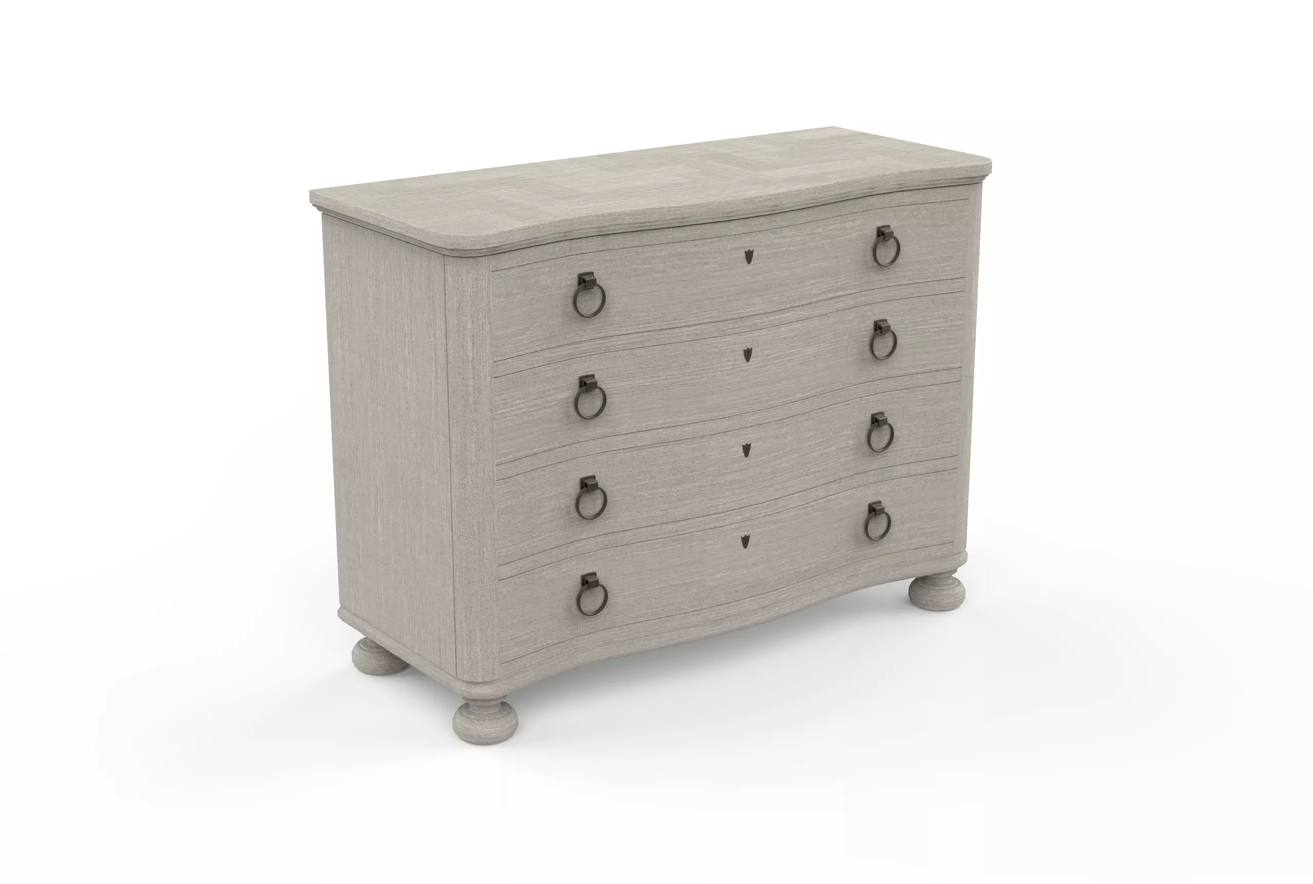 Lexington Oyster Bay Bridgeport Bachelors Chest Distressed Low-poly 3D model