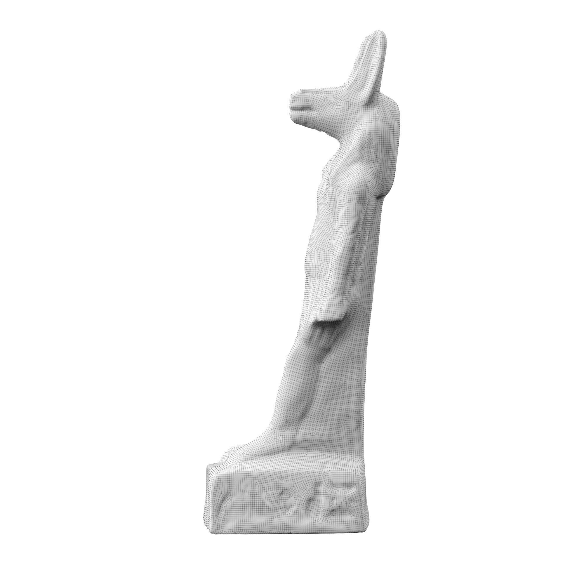 statuette 01 Anubis  3D model_25