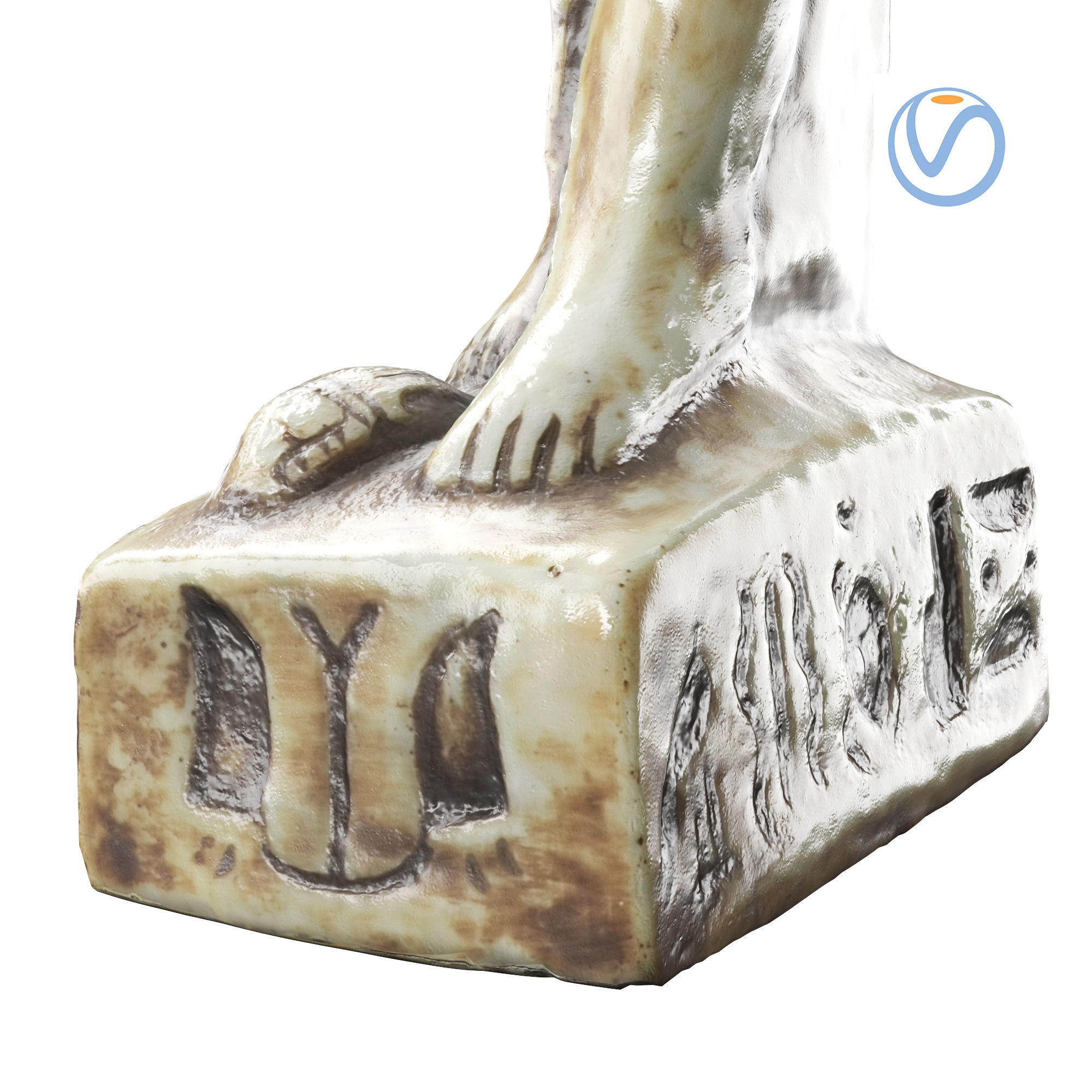 statuette 01 Anubis  3D model_19