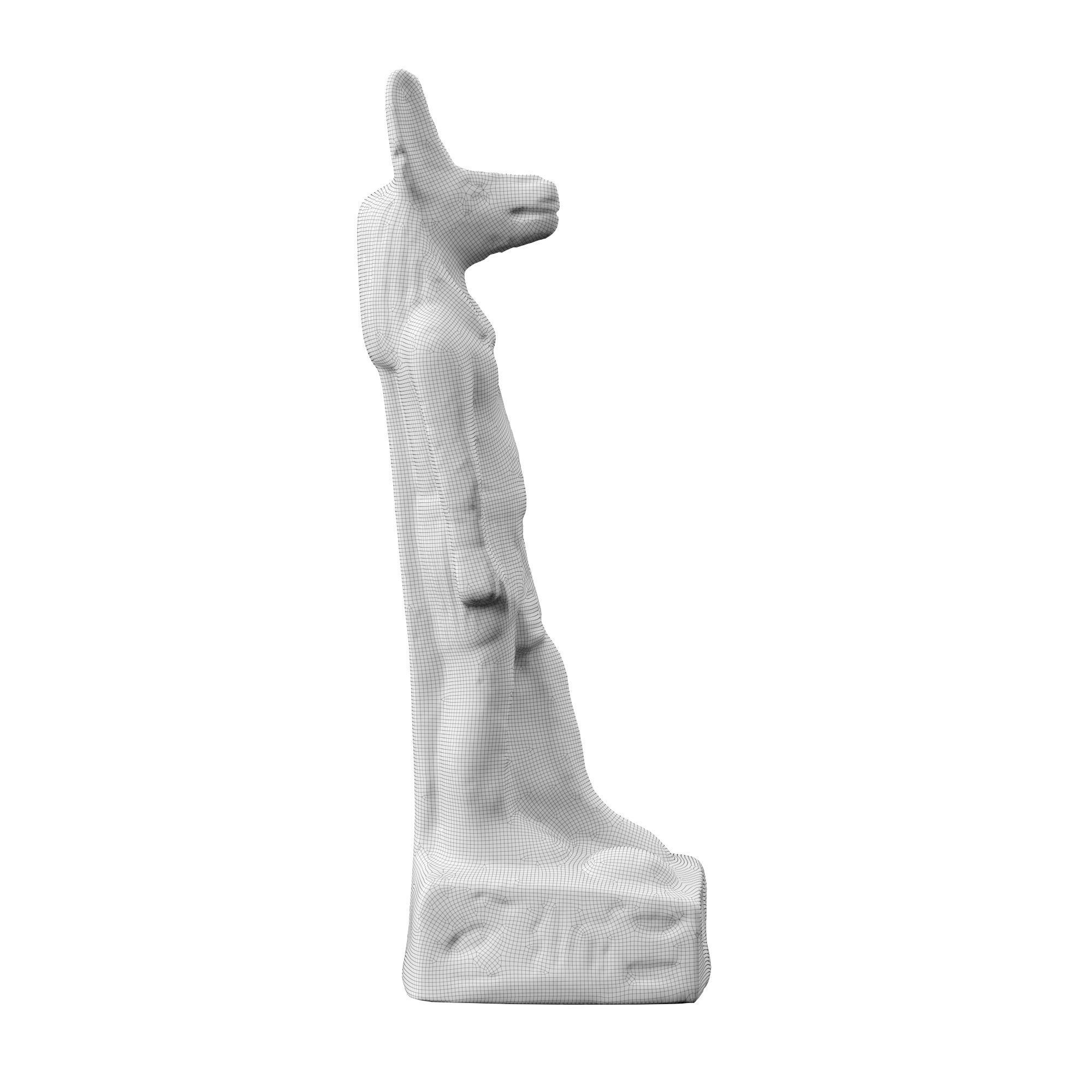 statuette 01 Anubis  3D model_22