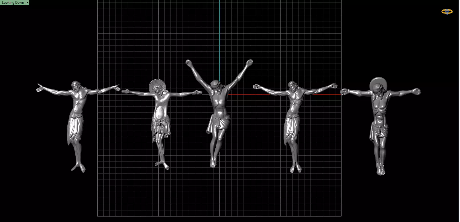 jesus x-rays of human body Free 3D print model_0