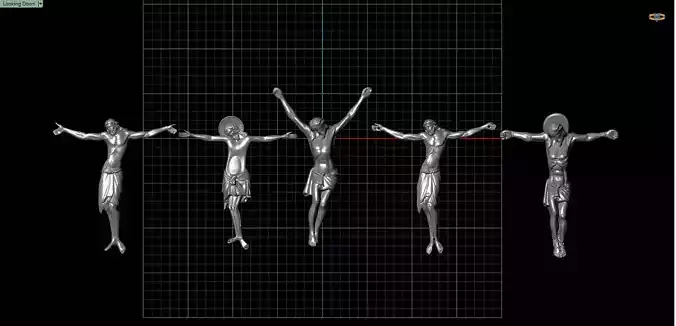 jesus x-rays of human body Free 3D print model