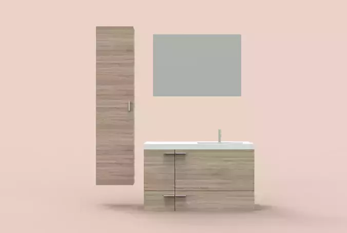Larch Canapa Bathroom Vanity Set