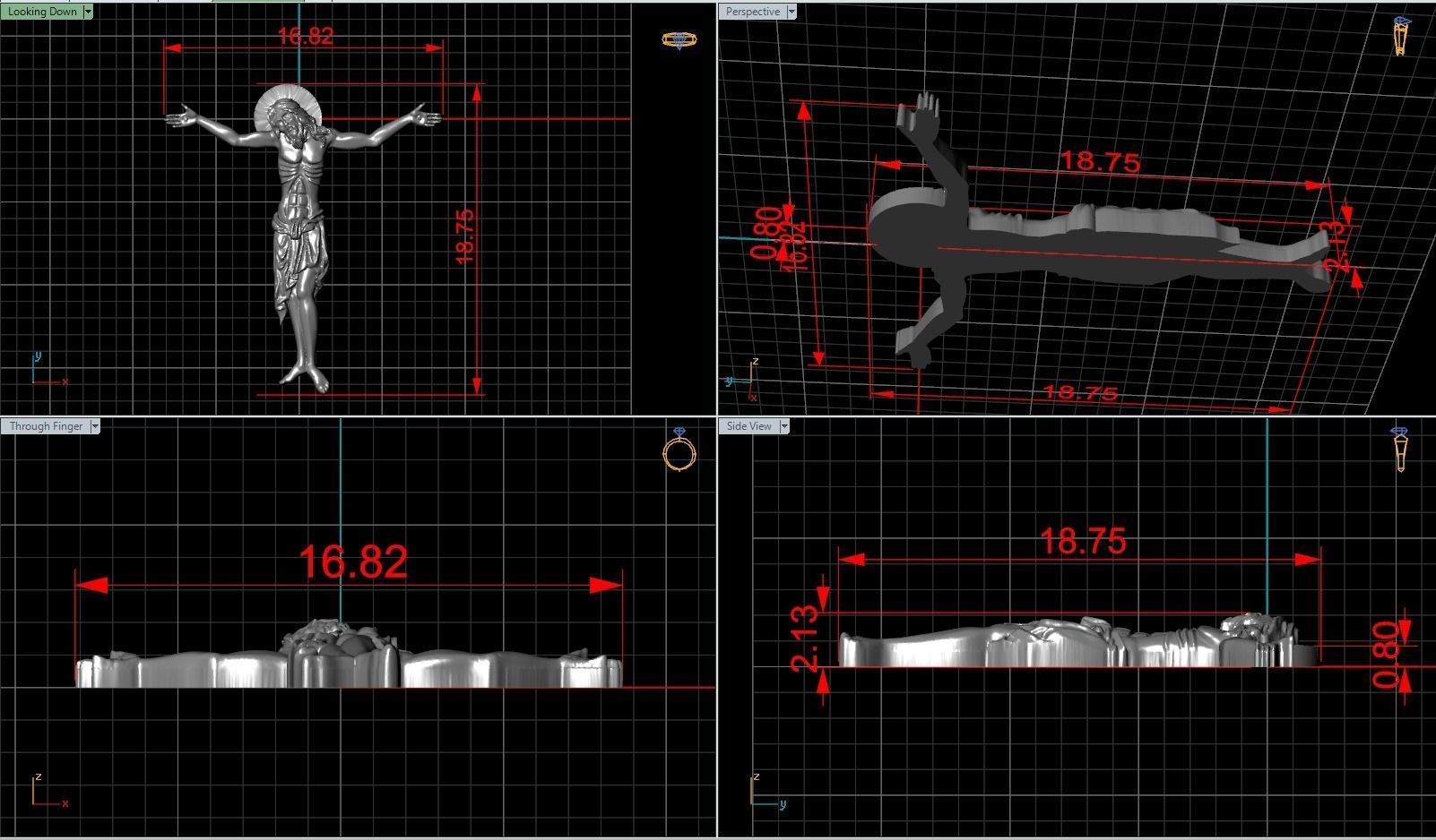Jesus crucifix 3D print model_5