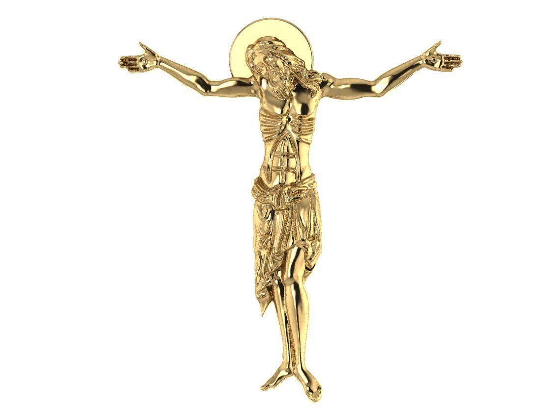 Jesus crucifix 3D print model_4