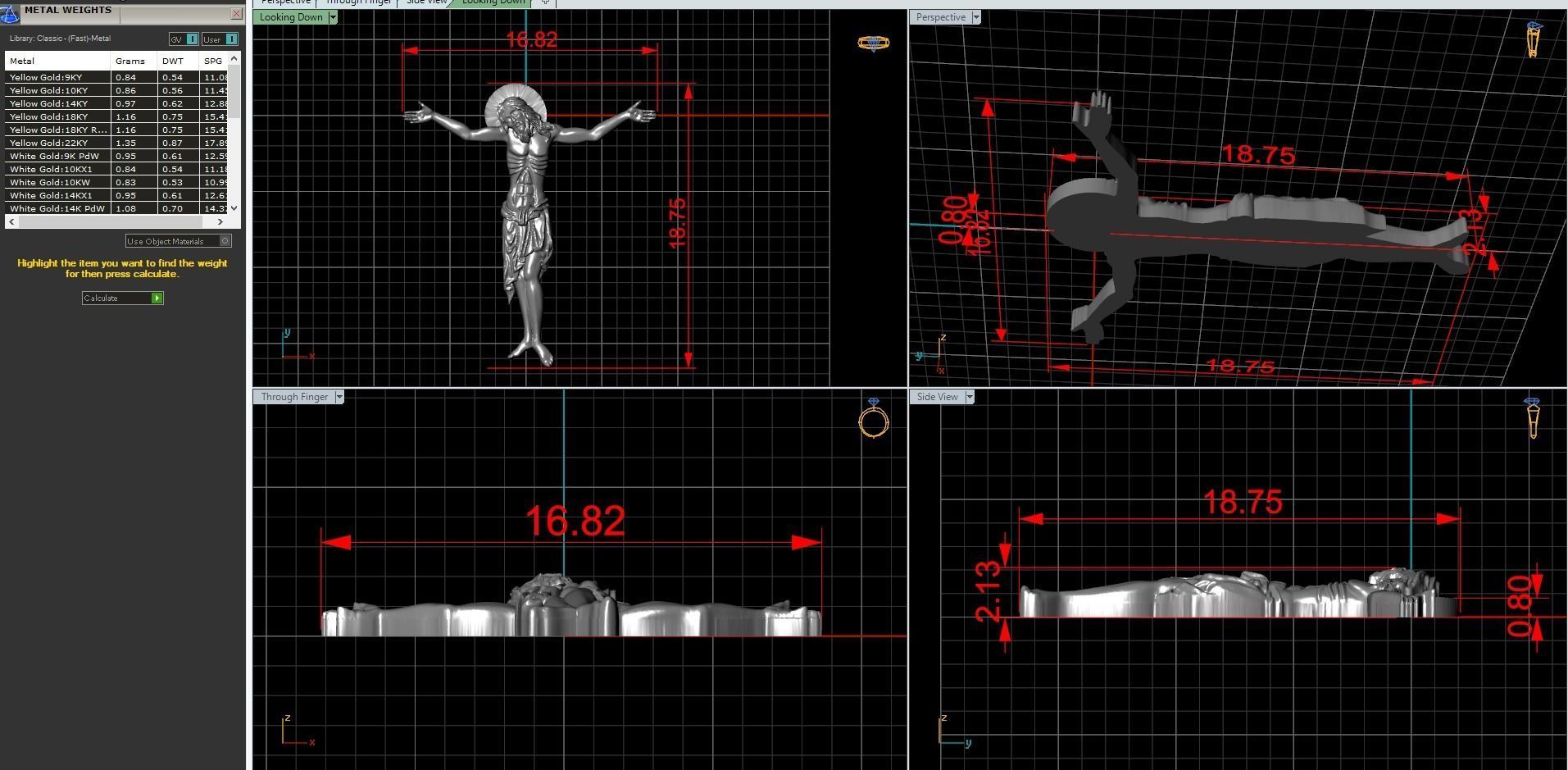 Jesus crucifix 3D print model_1