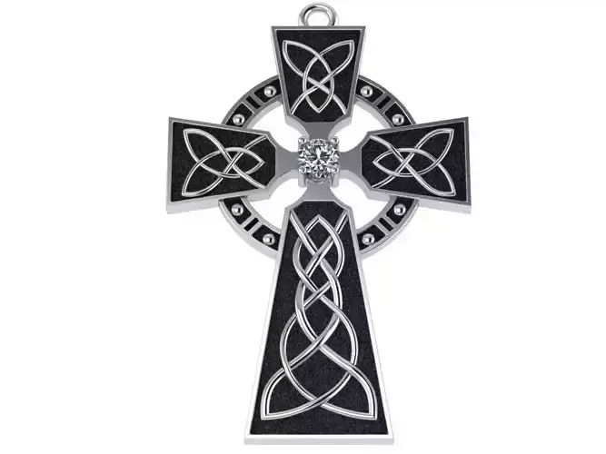 Celtic cross 3D print model