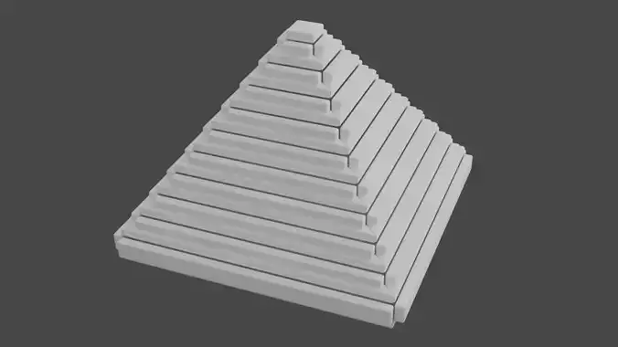 Hardsurface Pyramide Decoration