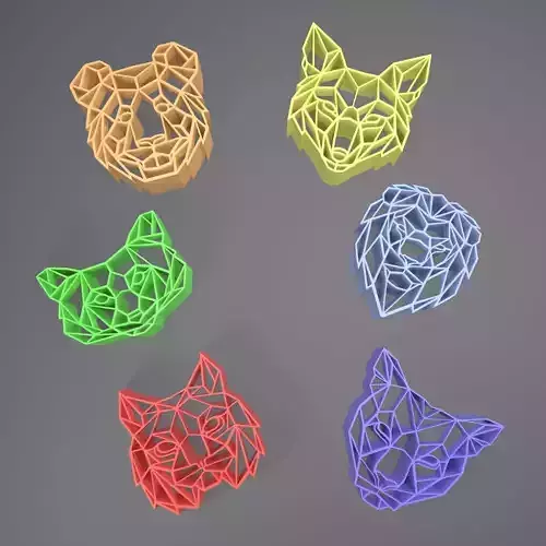  Animals cookie cutter