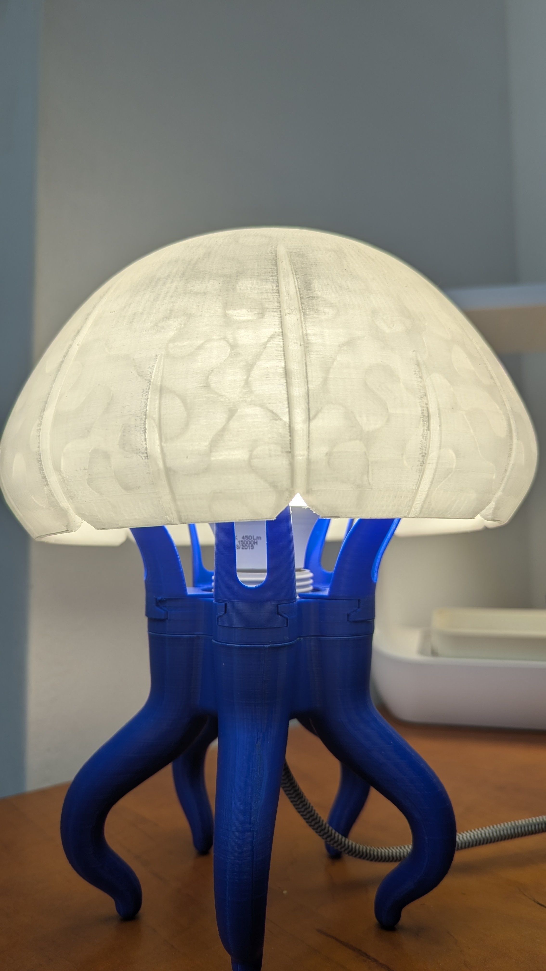 3D jellyfish Night stand 3D print model_1