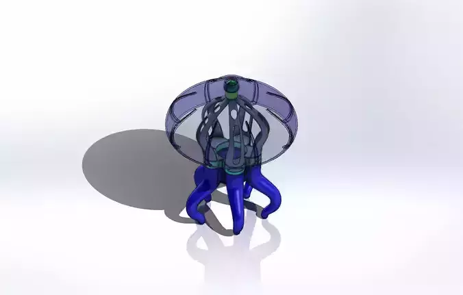 3D jellyfish Night stand