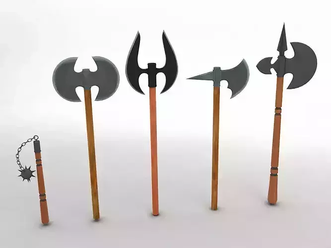 Medieval Weapons Pack Axe Mace
