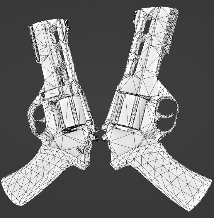 Chiappa Rhino Low-poly 3D model_9