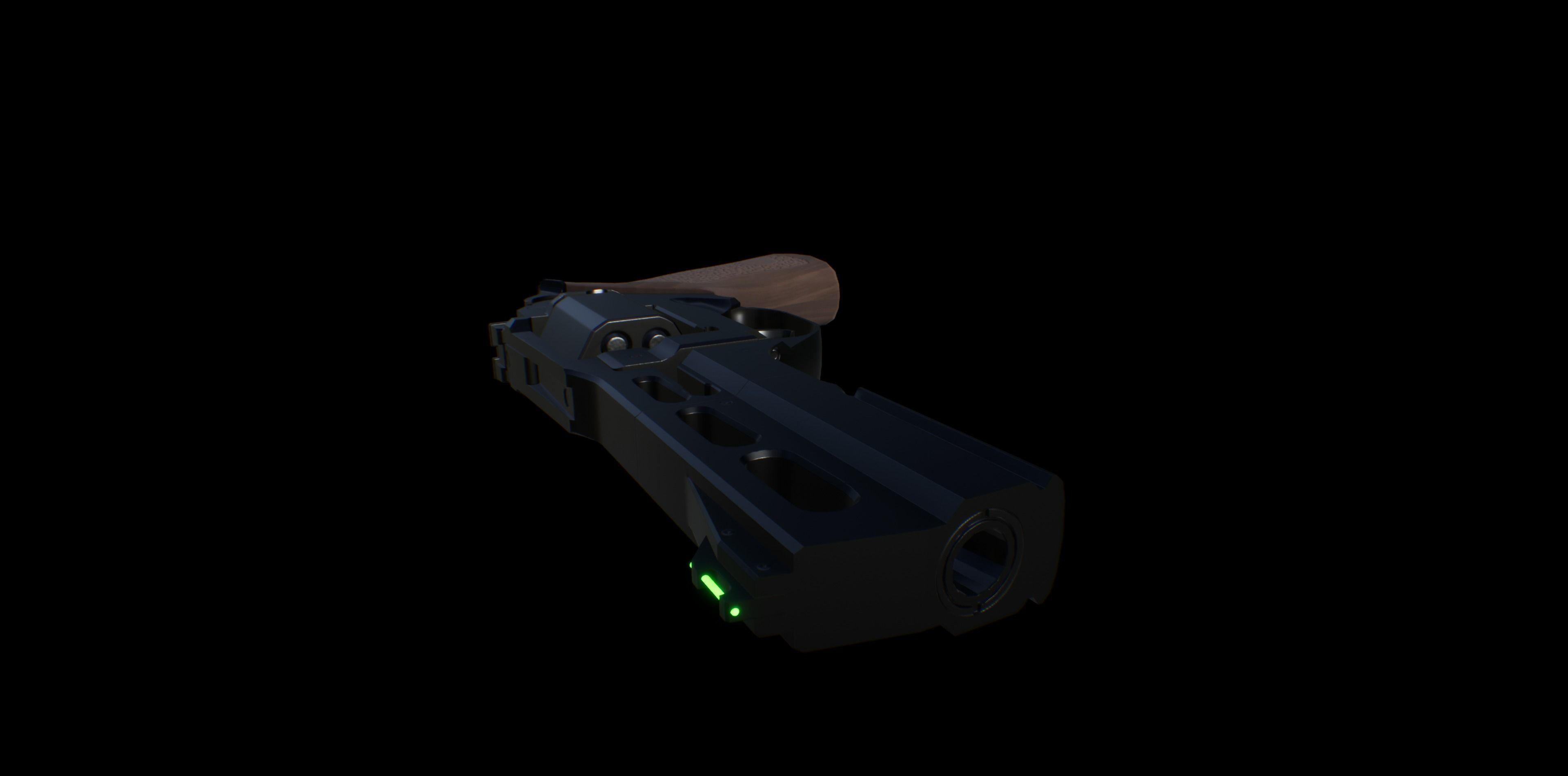 Chiappa Rhino Low-poly 3D model_4