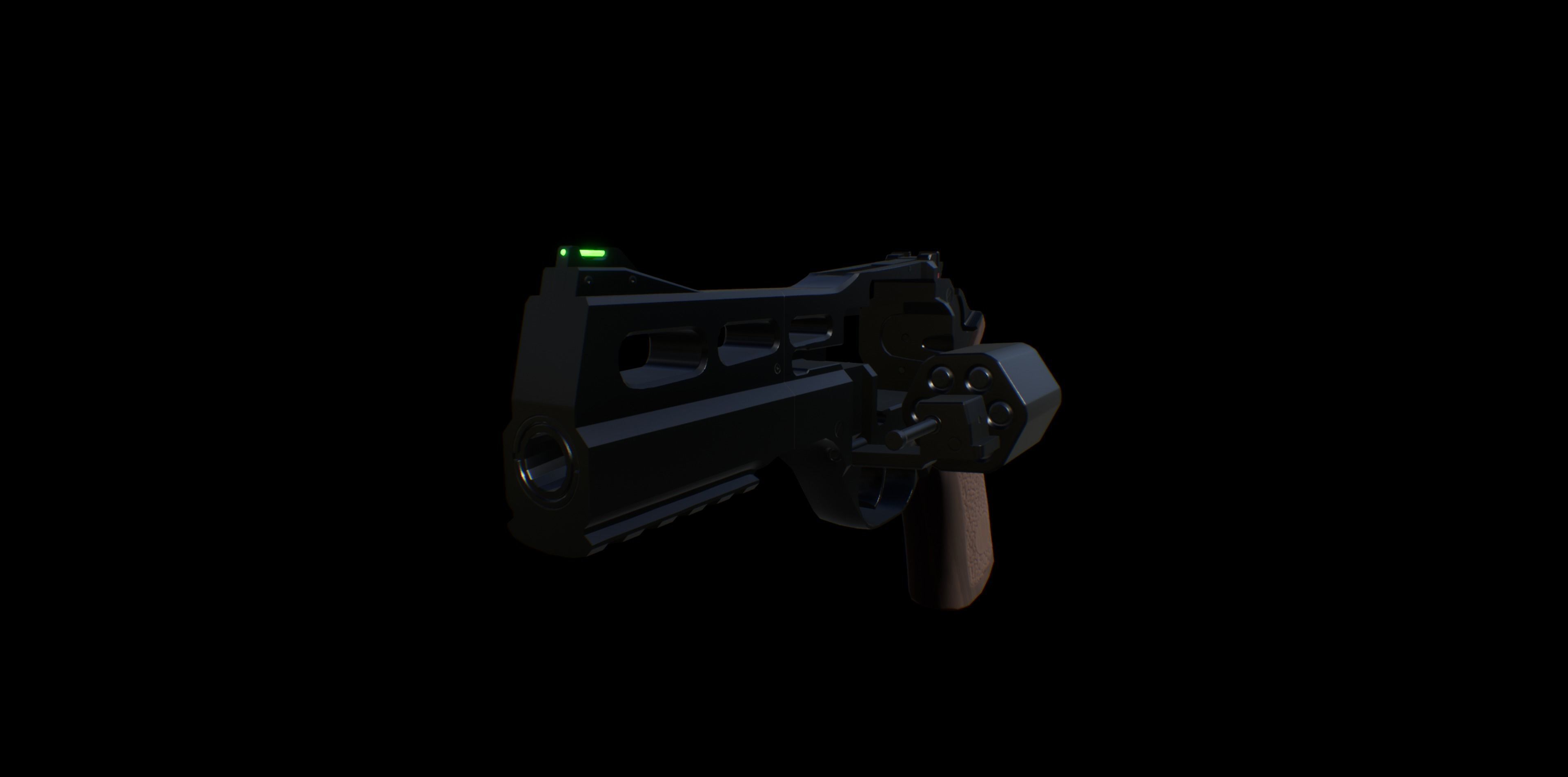 Chiappa Rhino Low-poly 3D model_3
