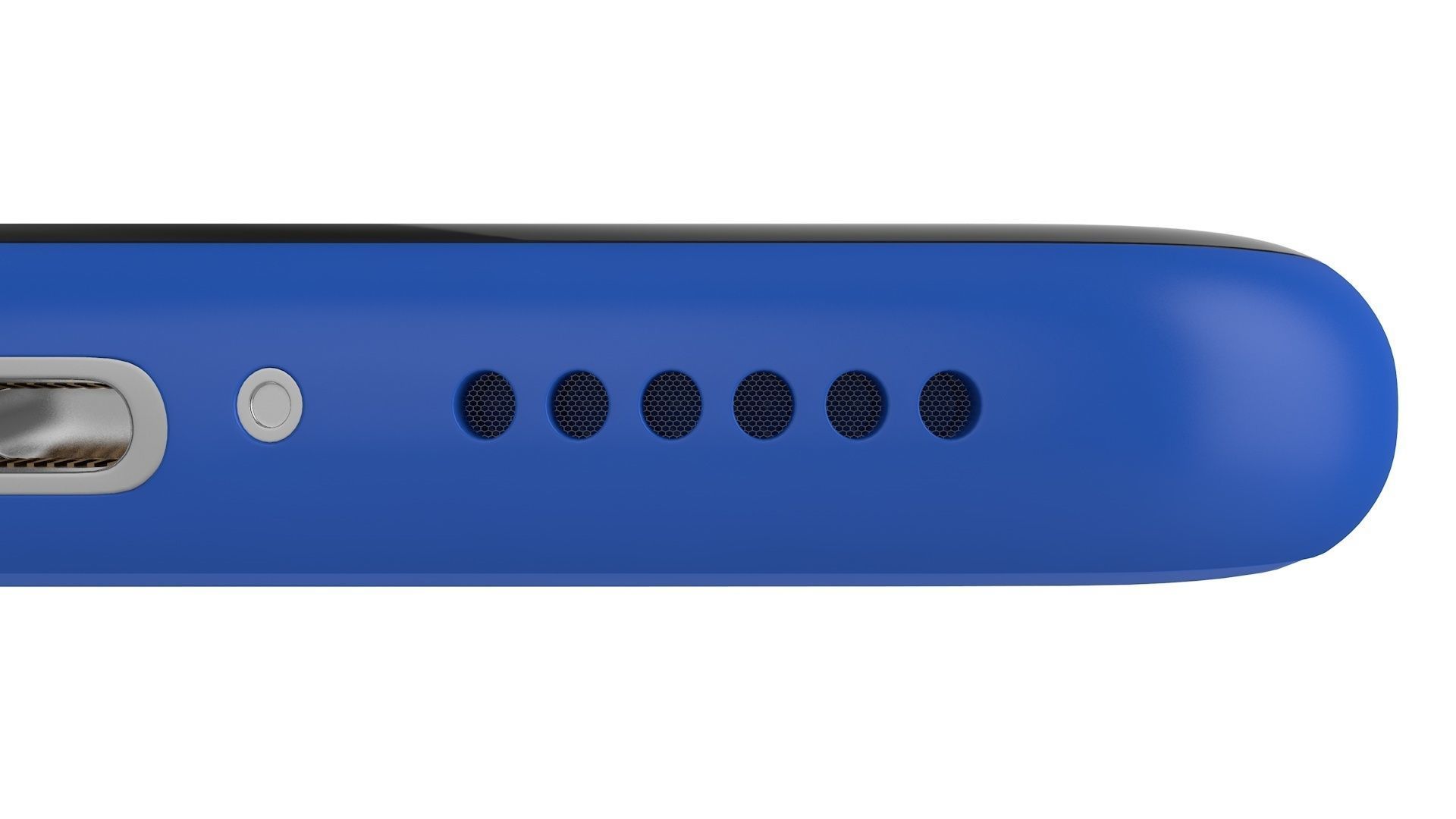 iPhone XR Blue 3D model_5