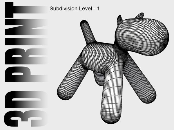 Puppy Chair 3D print 3D print model_10