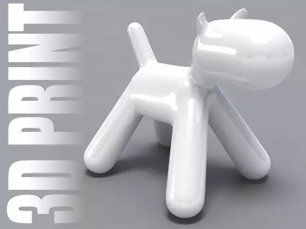 Puppy Chair 3D print 3D print model_0