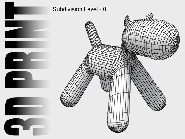 Puppy Chair 3D print 3D print model_9