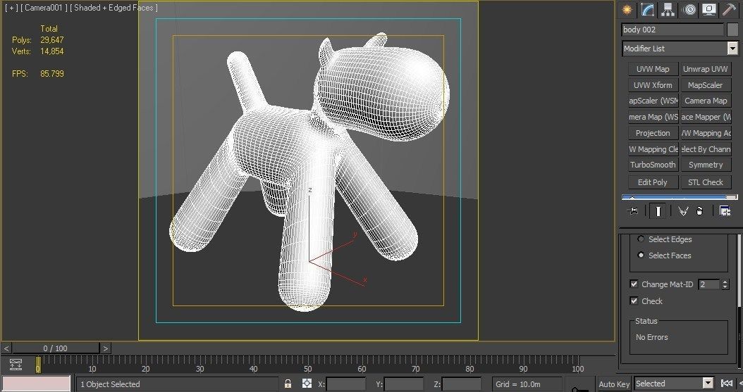 Puppy Chair 3D print 3D print model_11