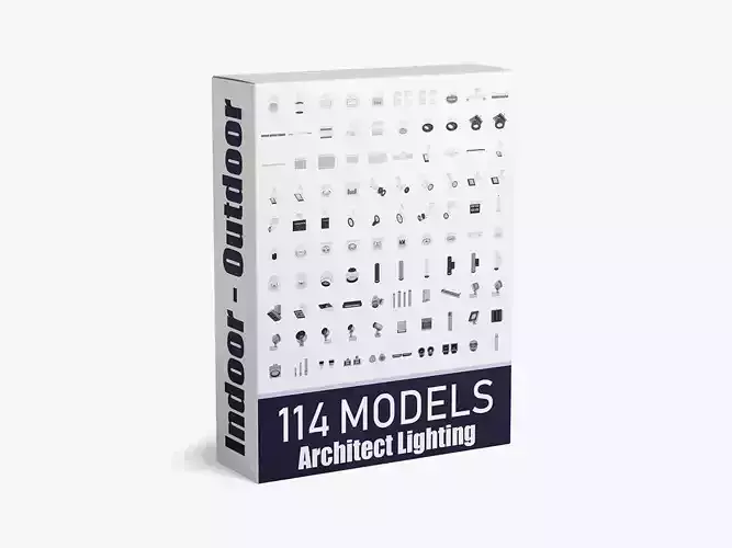 114 models Indoor Outdoor Architect Lighting Colletion 3D model