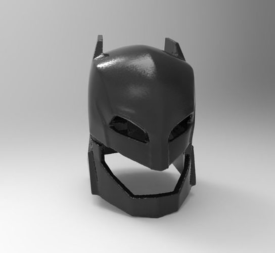 Batman helmet armored for 3D printing 3D print model