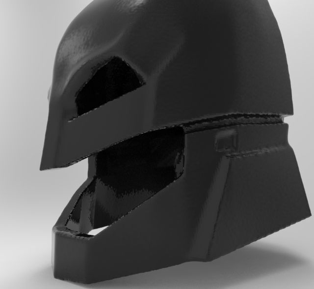 Batman helmet armored for 3D printing 3D print model_11