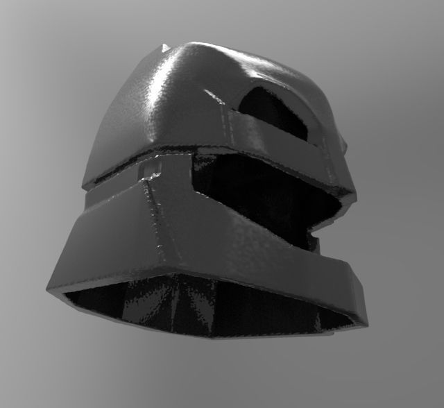 Batman helmet armored for 3D printing 3D print model_14