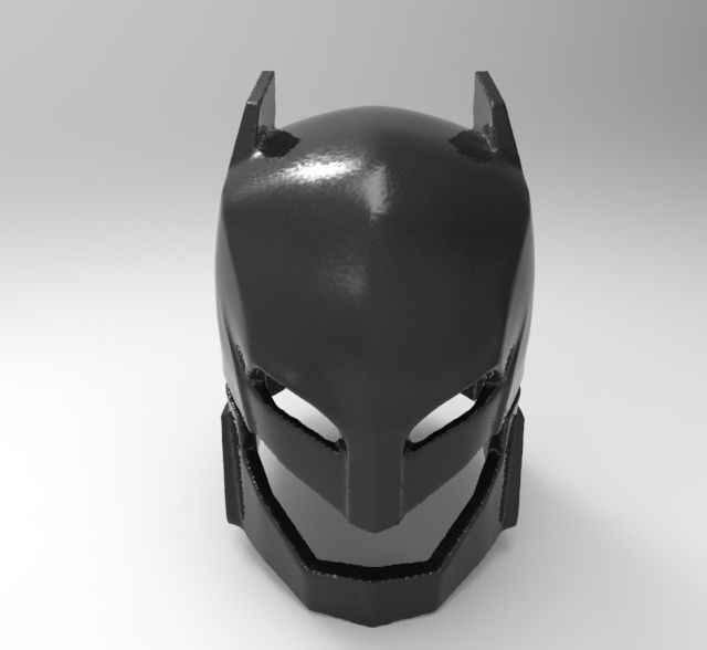 Batman helmet armored for 3D printing 3D print model_8