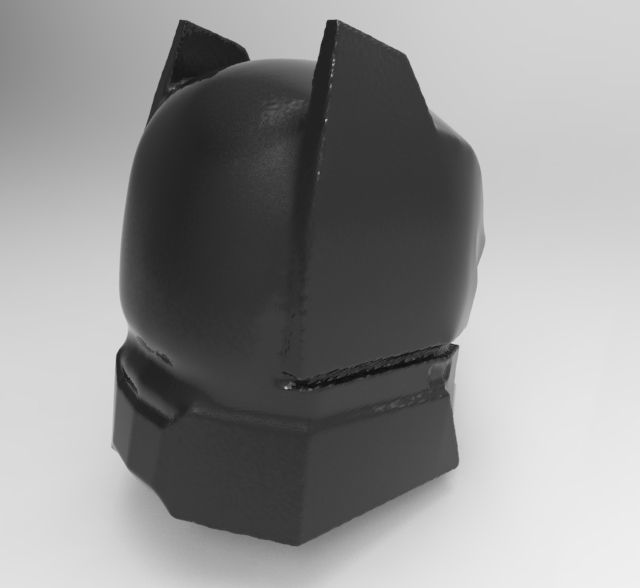 Batman helmet armored for 3D printing 3D print model_16