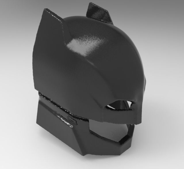 Batman helmet armored for 3D printing 3D print model_15