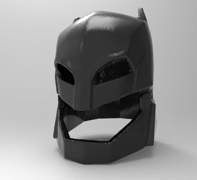 Batman helmet armored for 3D printing 3D print model_17