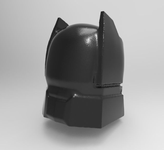 Batman helmet armored for 3D printing 3D print model_4