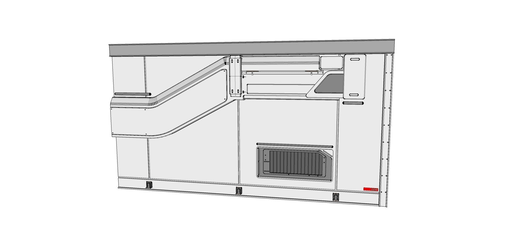 sci-fi Architecture kitbash 5 3D model_26