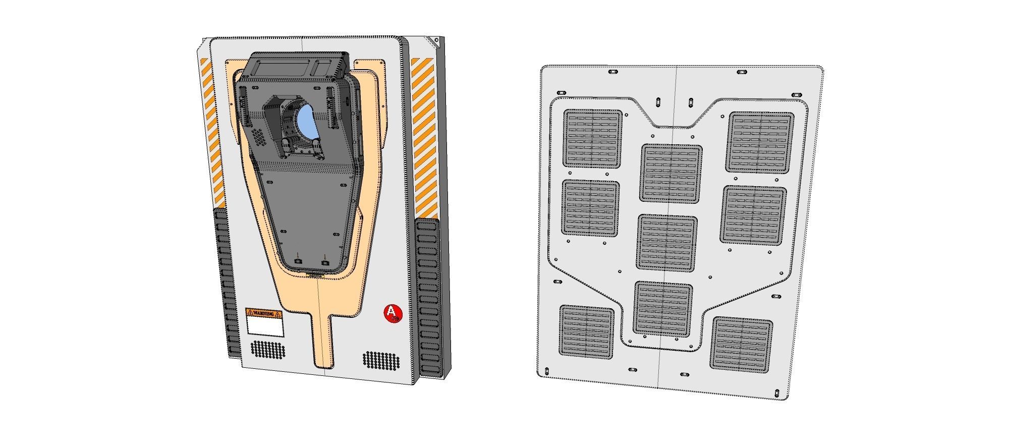 sci-fi Architecture kitbash 5 3D model_29
